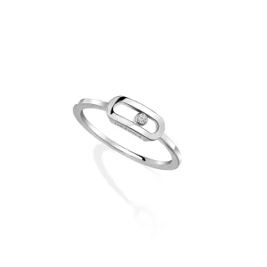 0.01ctw White Gold Diamond Fashion Ring