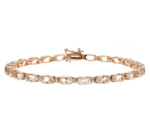 14K GOLD MORGANITE BRACELET SKU# 80001