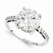 14k White Gold Forever Brilliant Ring