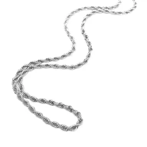 3.0 mm Antiqued Stainless Steel Rope Chain | #C5503