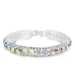 925 Sterling Silver Full AAA Zircon Bracelets