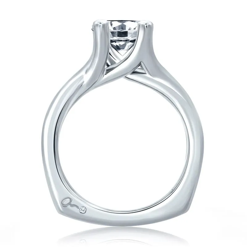 A.Jaffe Engagement Rings Urban Vine Signature Bubble Solitaire Engagement Ring MES463/103