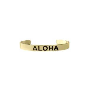 Aloha Bangle, Gold