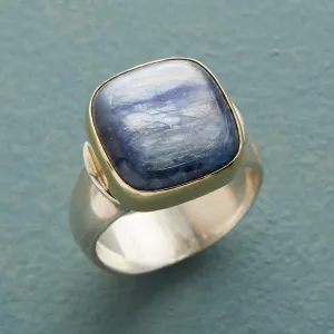 Blue Squared Ring