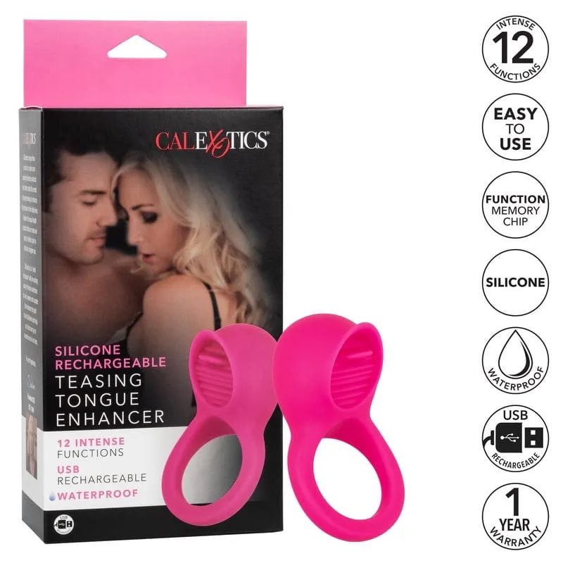 Calexotics Silicone Teasing Tongue Enhancer