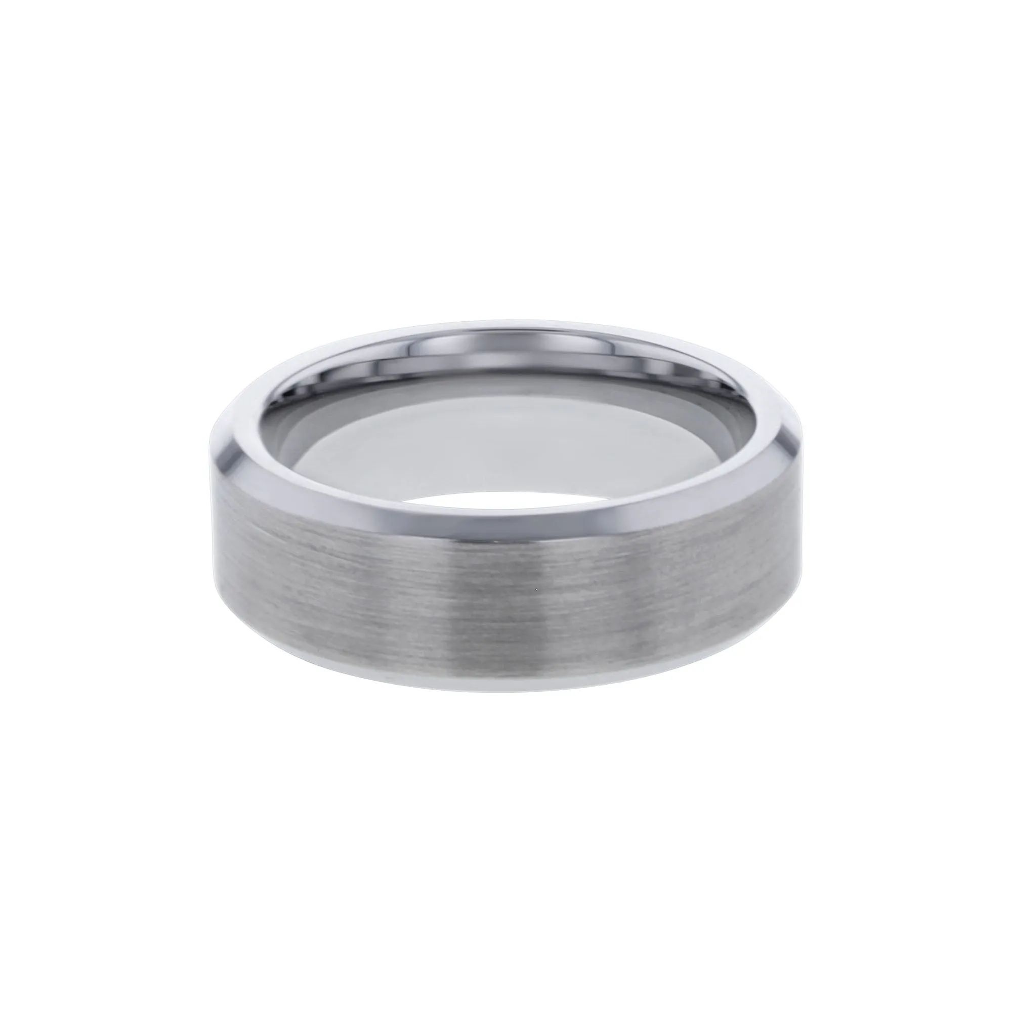 Calvin Tungsten Beveled Wedding Ring - 8mm