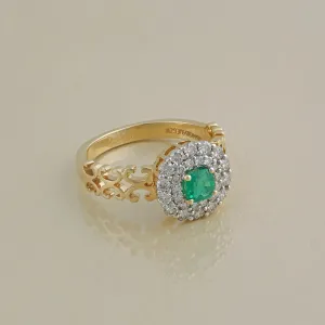 Carmen Emerald Ring