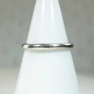 Classic 14k White Gold 2mm Wedding Band