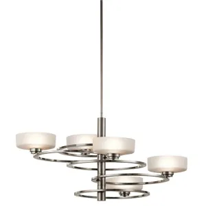 Concentric Manhattan Style 5 Light Chandelier