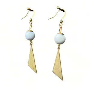 Concrete Scalene Earrings