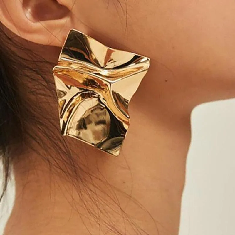 Corrina Geometric Clip Earrings