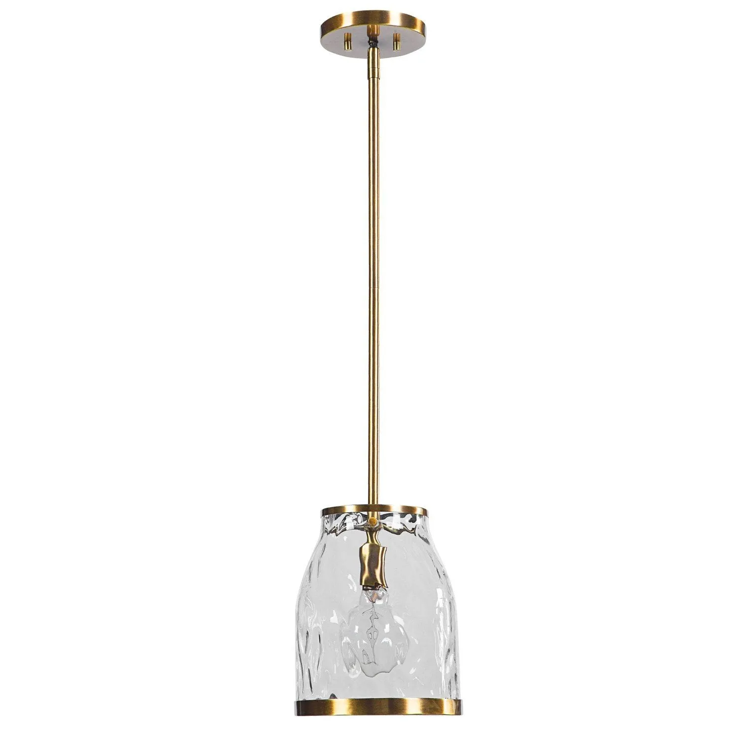 Crossley 1 Light Glass Mini Pendant