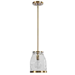 Crossley 1 Light Glass Mini Pendant