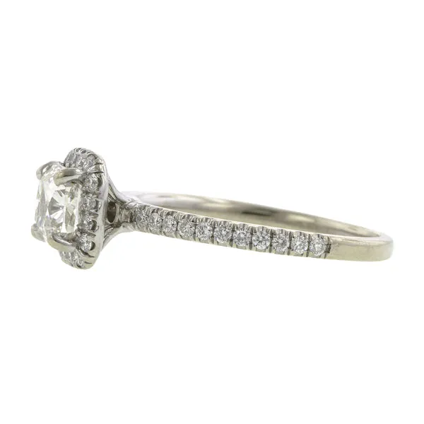 Diamond Engagement Ring, Cushion Brilliant 0.50ct