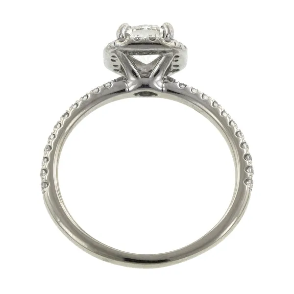 Diamond Engagement Ring, Cushion Brilliant 0.50ct