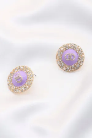 Double Circle Round Metal Earring