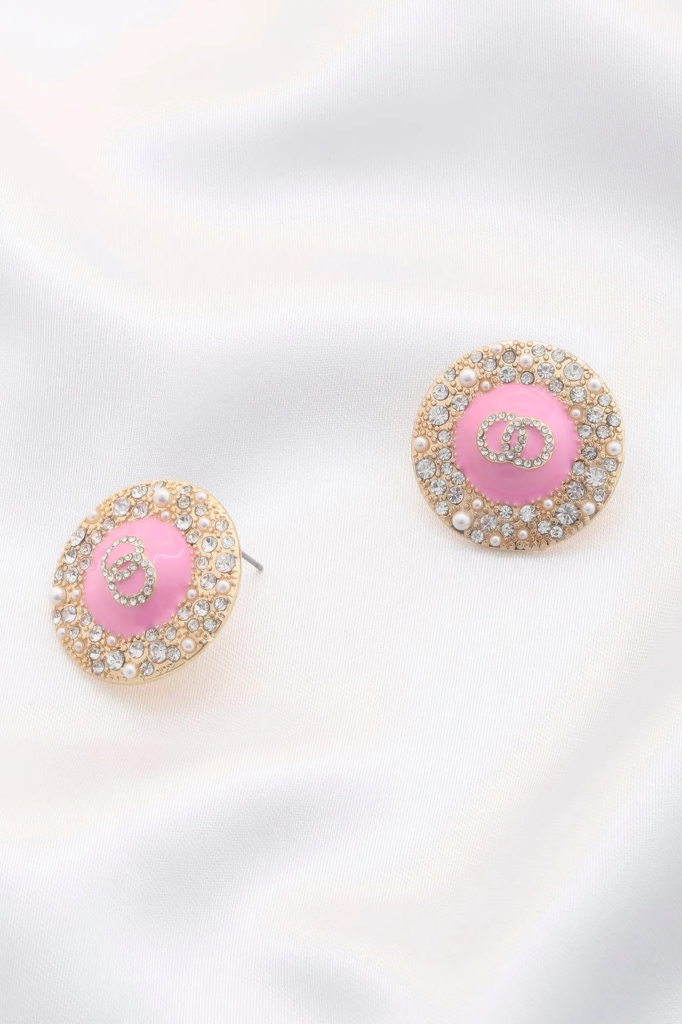 Double Circle Round Metal Earring