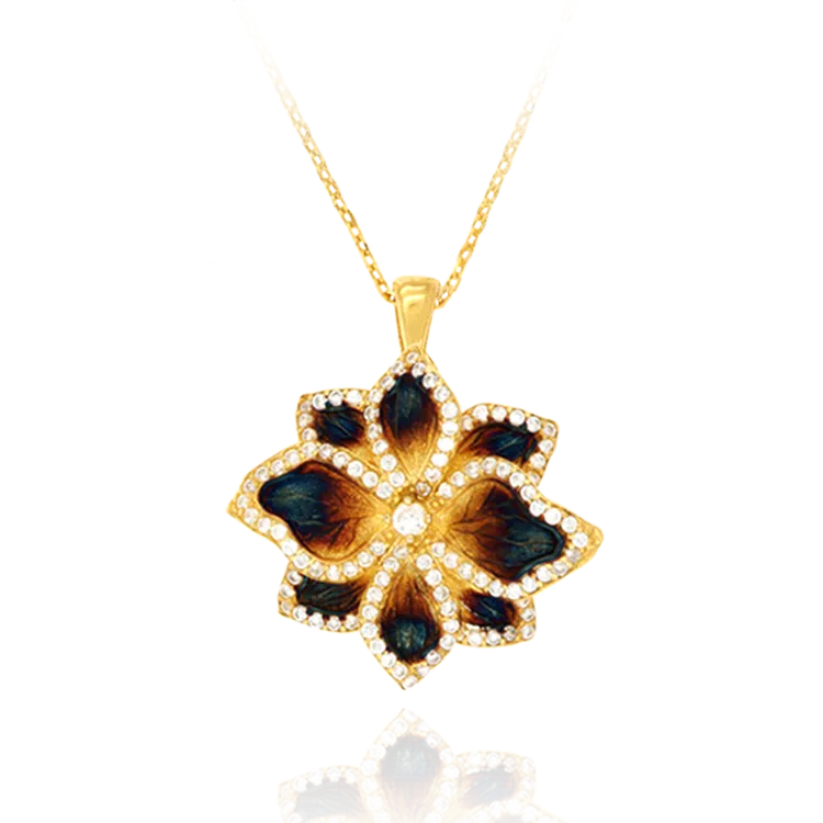 Ember Magnolia Pendant