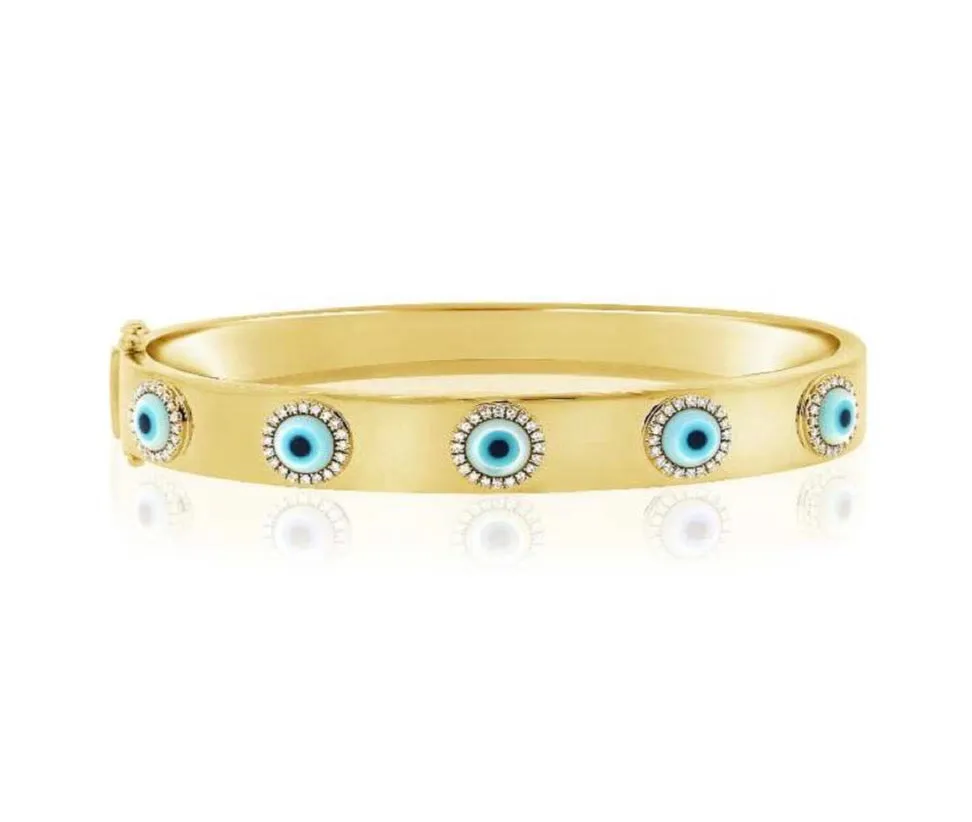 Evil Eye Station Bangle