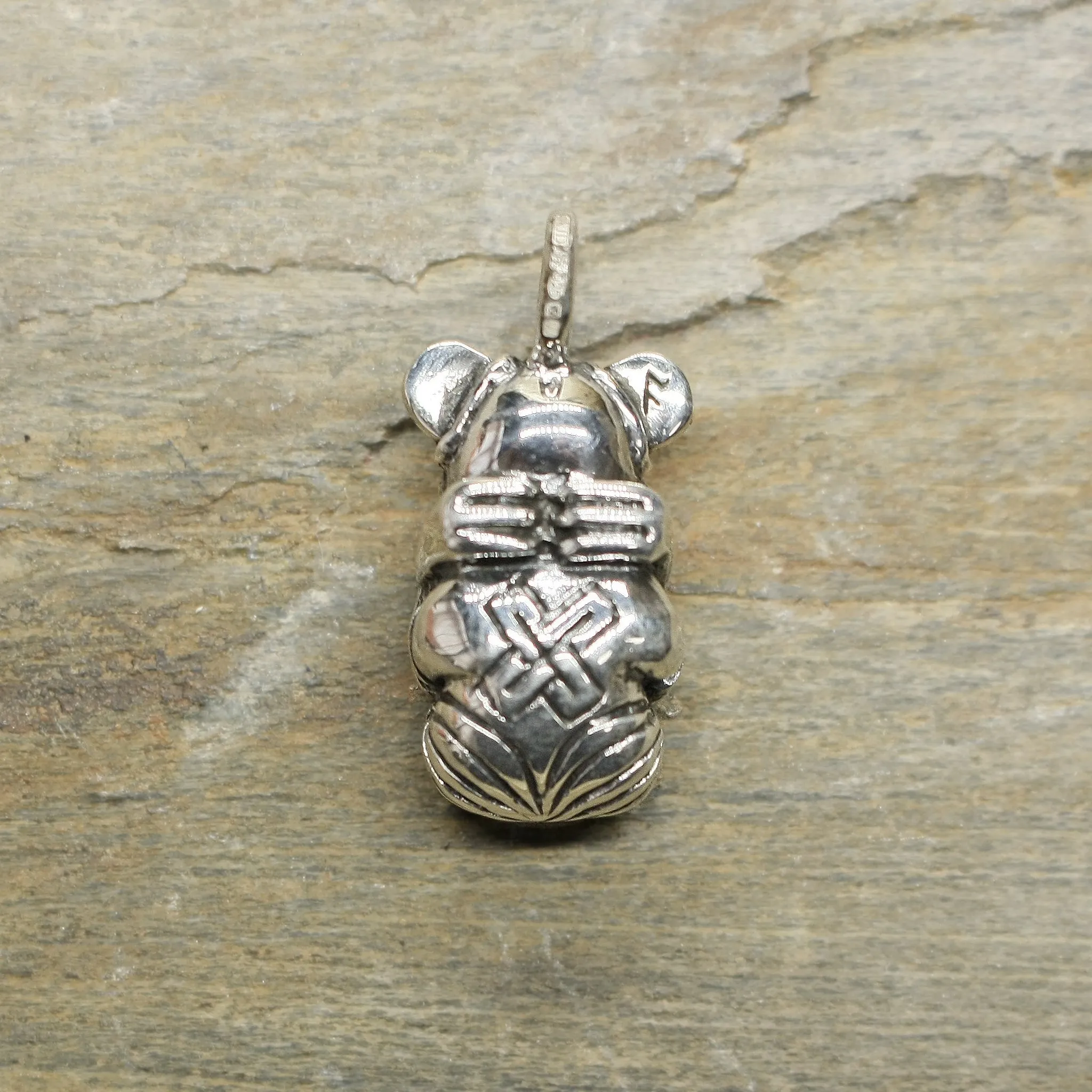 Gripping Bear Pendant