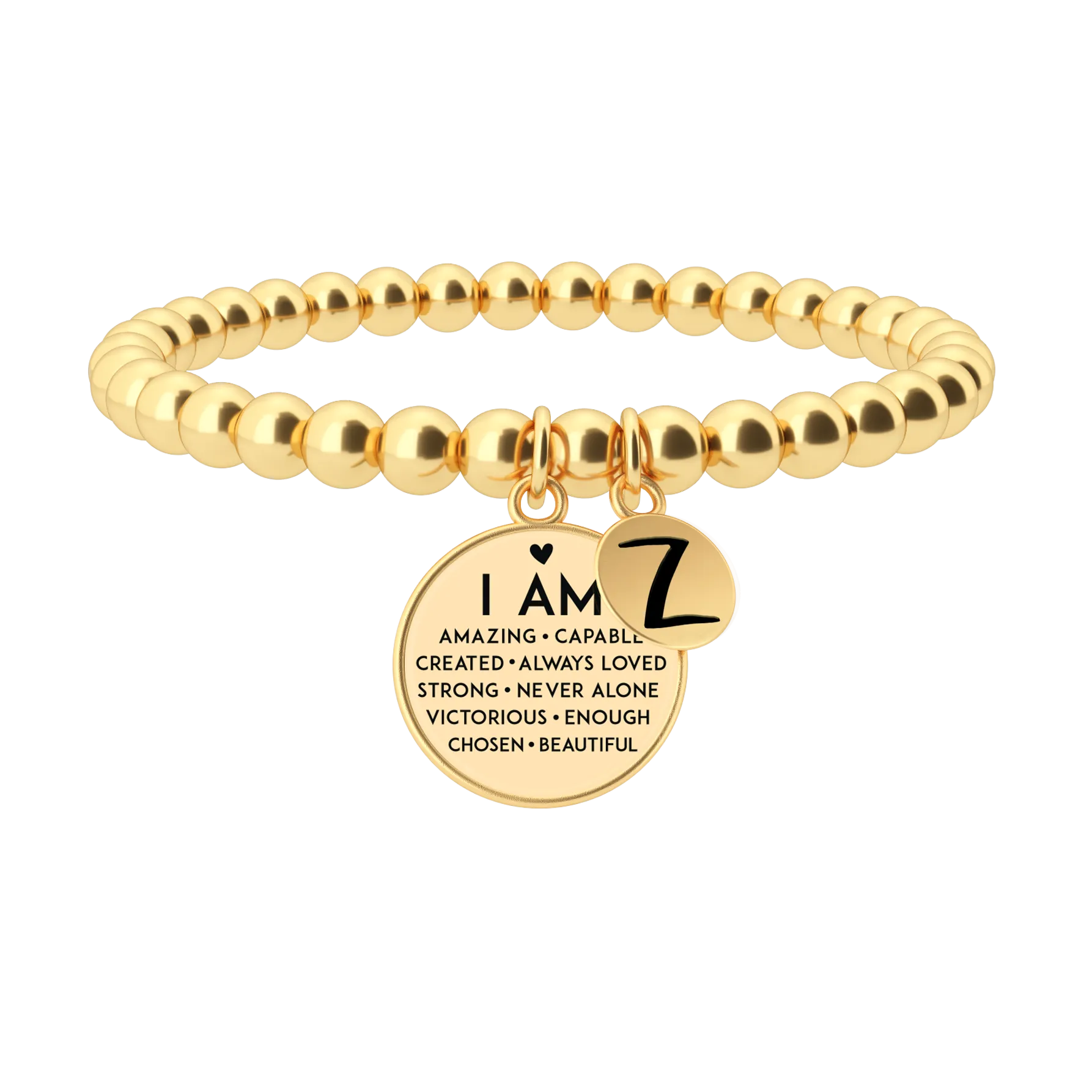 I Am Inspiration - Beaded Bracelet