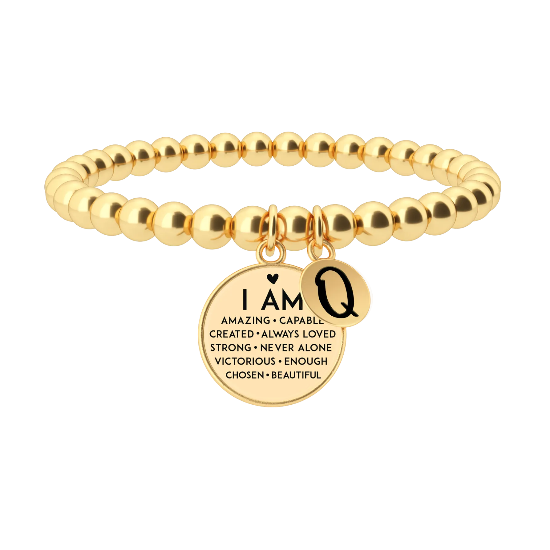 I Am Inspiration - Beaded Bracelet