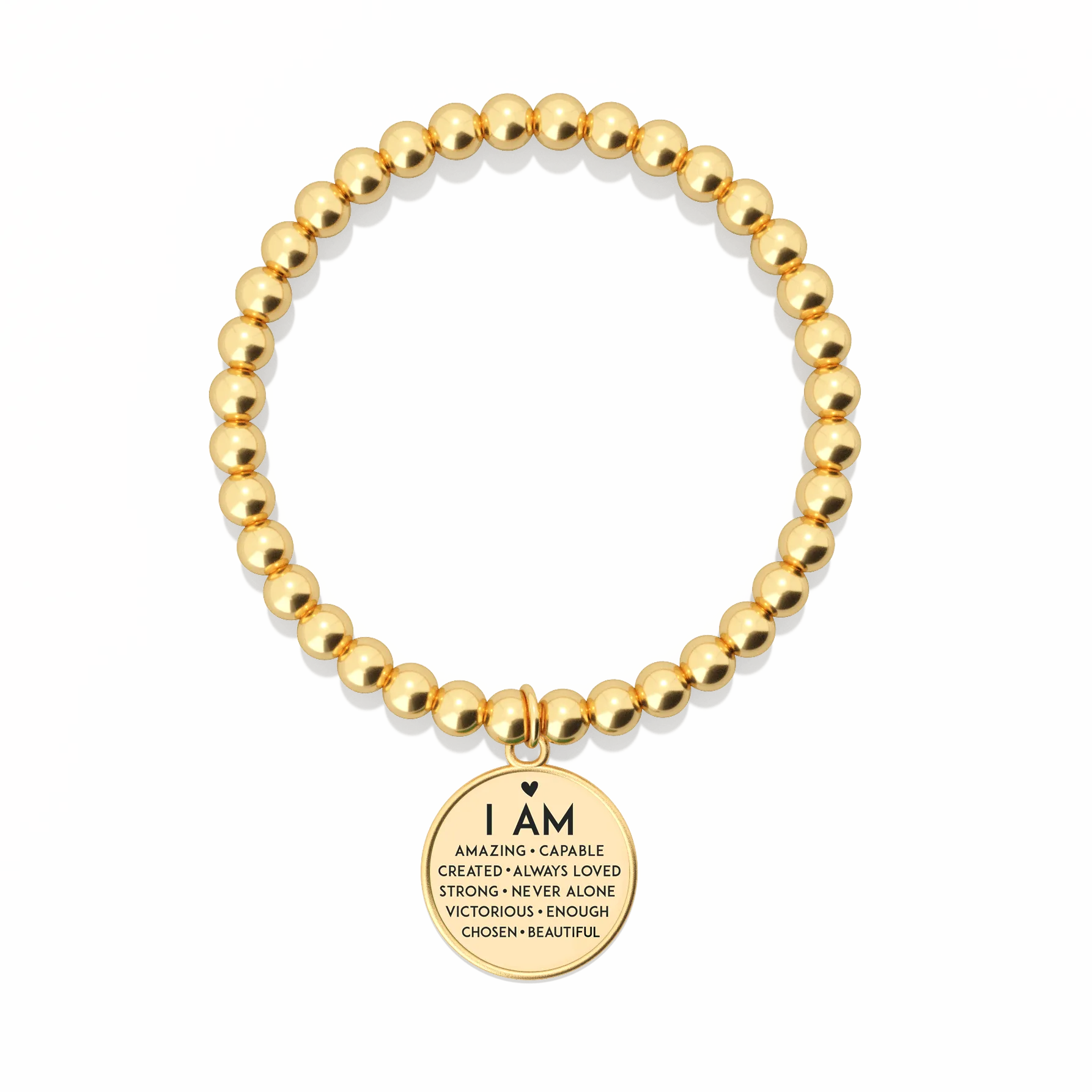 I Am Inspiration - Beaded Bracelet