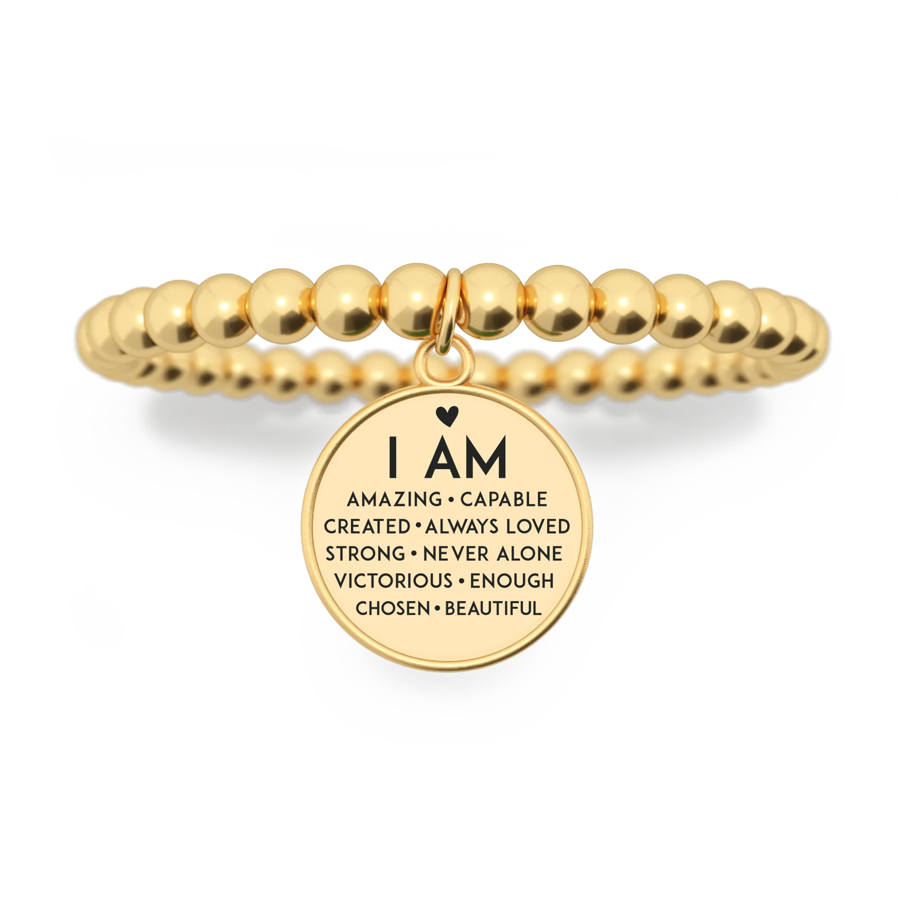 I Am Inspiration - Beaded Bracelet