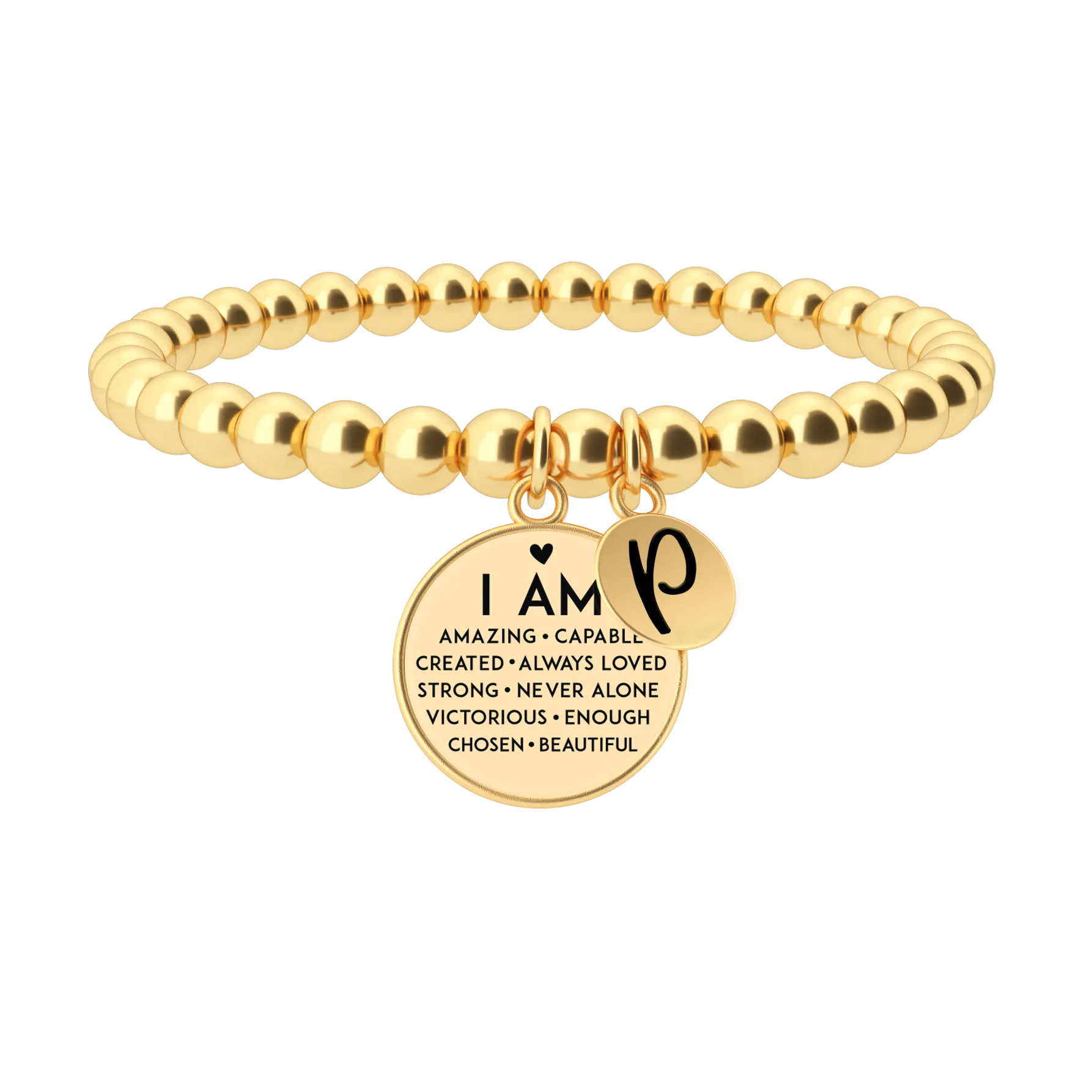 I Am Inspiration - Beaded Bracelet