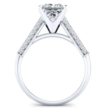 Iberis - Princess Lab Diamond Engagement Ring (IGI Certified)