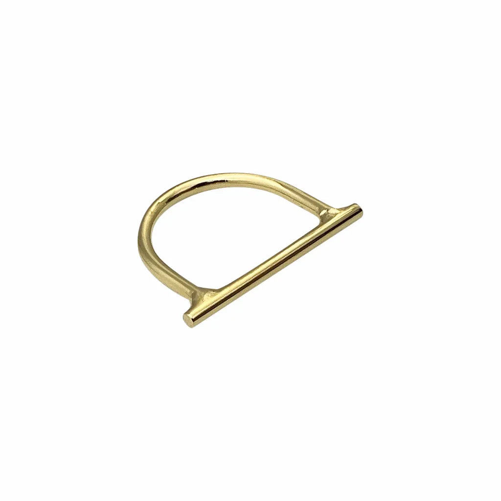 Minimal Bar Bombshell Ring by SLATE   SALT