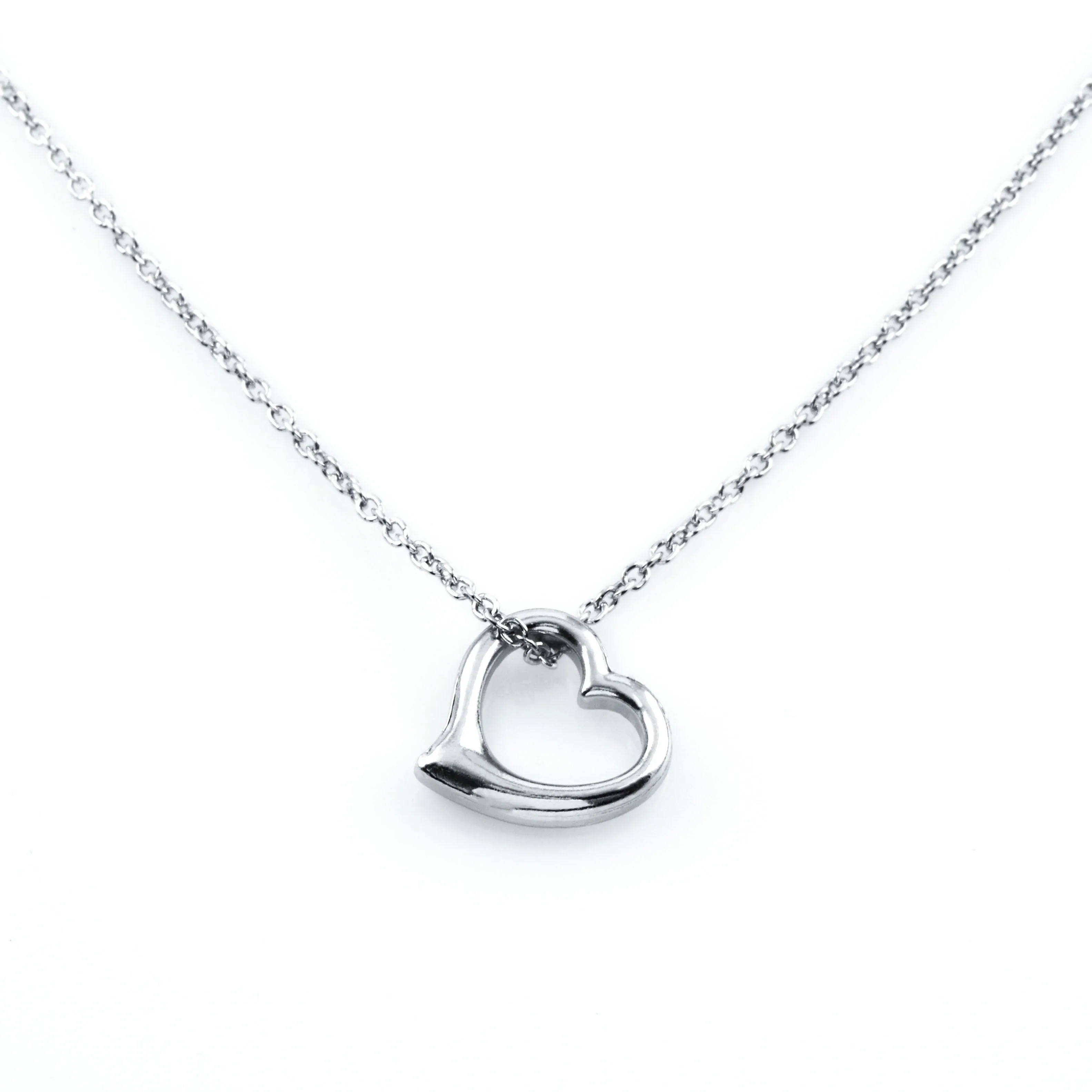 Modern Heart Pendant