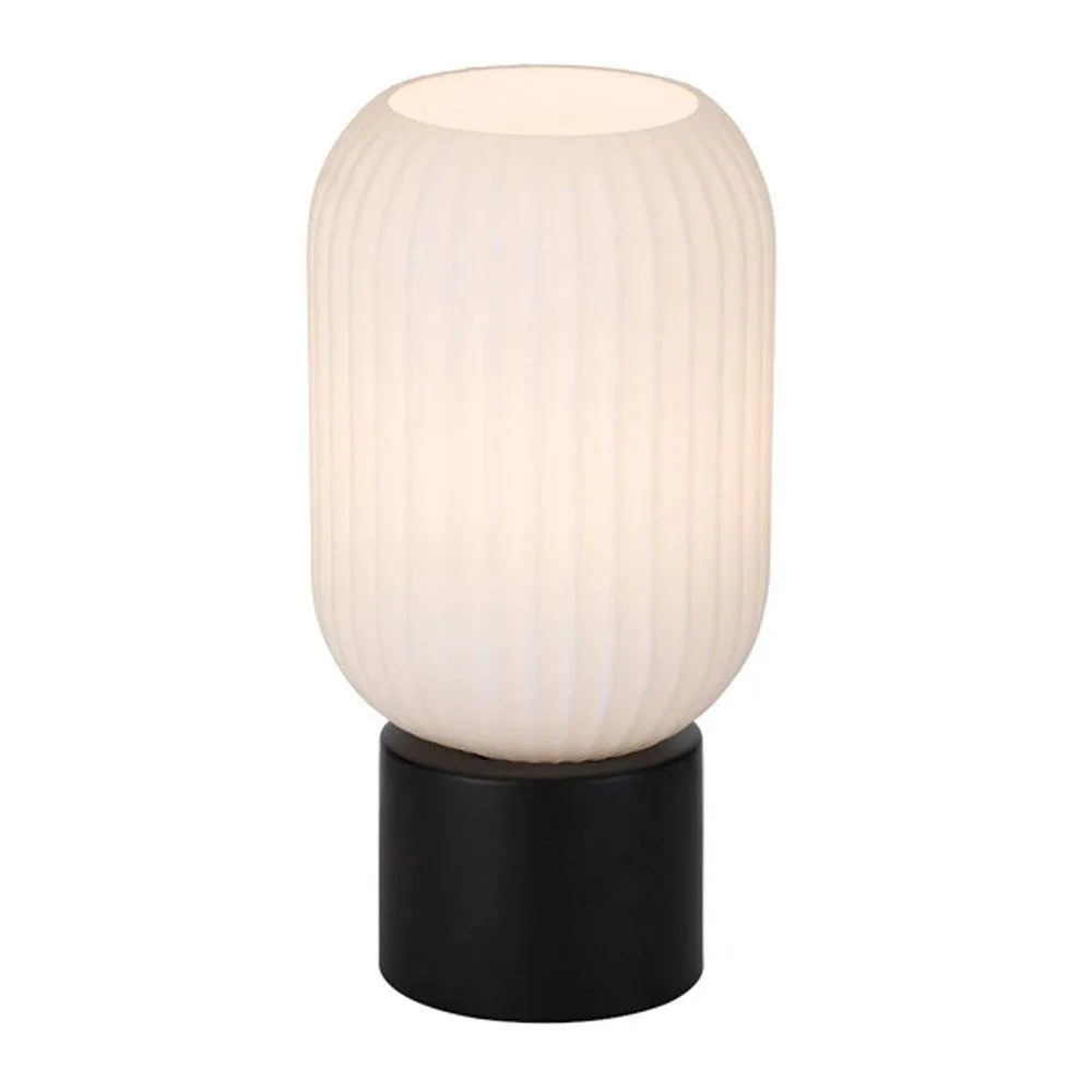 Nori Table Lamp in Black/Opal Matt