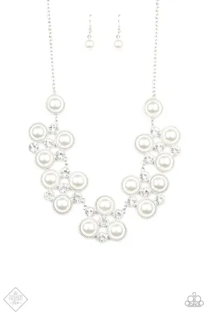 Paparazzi Necklace ~ Night at the Symphony  - White