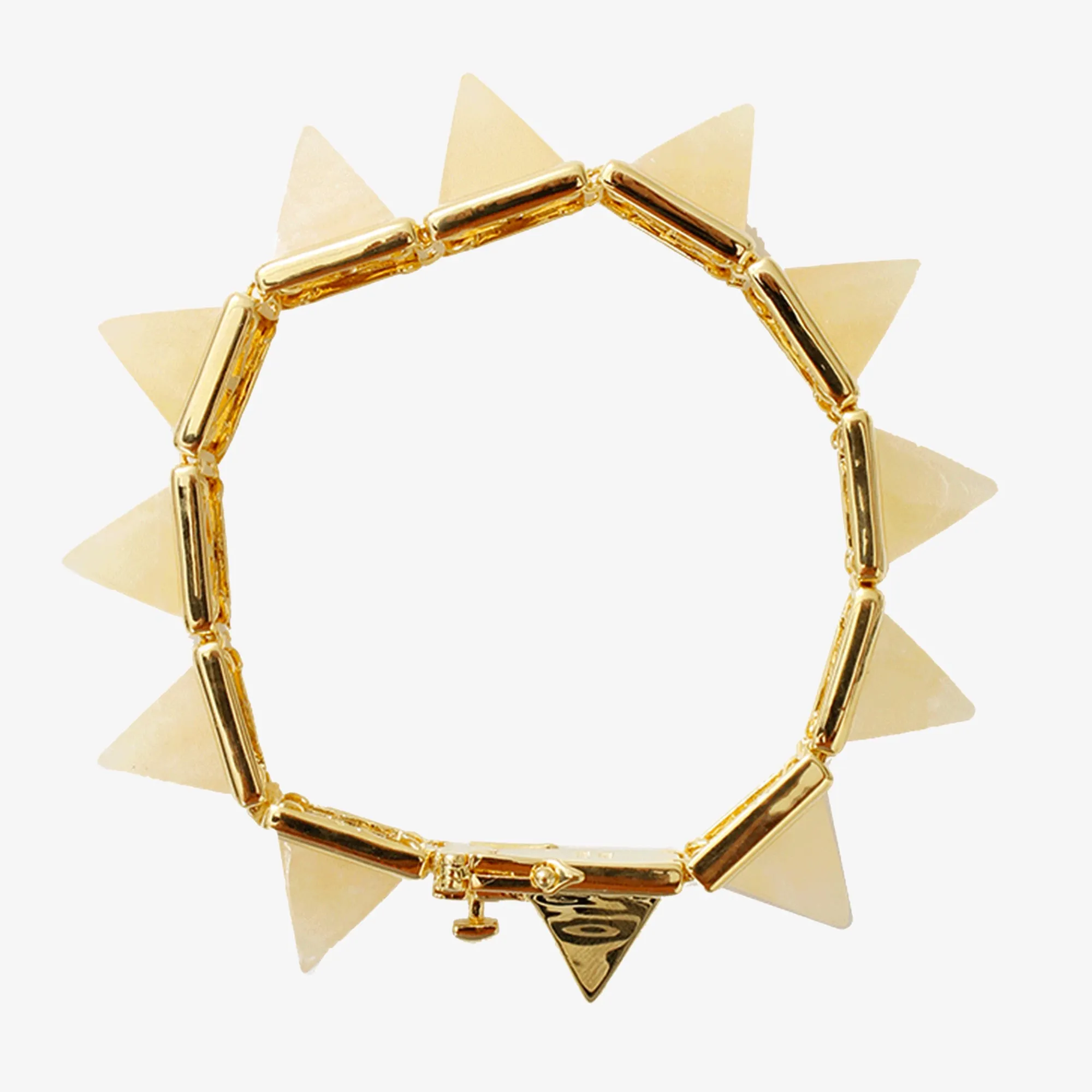 PYRAMID BRACELET - ARAGONITE