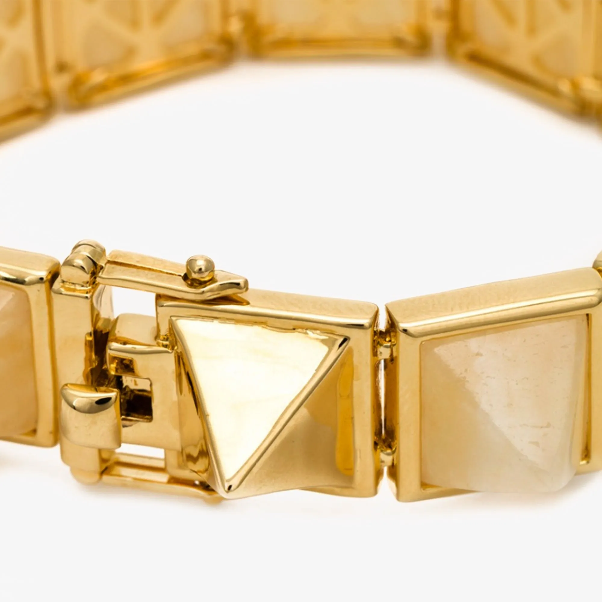 PYRAMID BRACELET - ARAGONITE