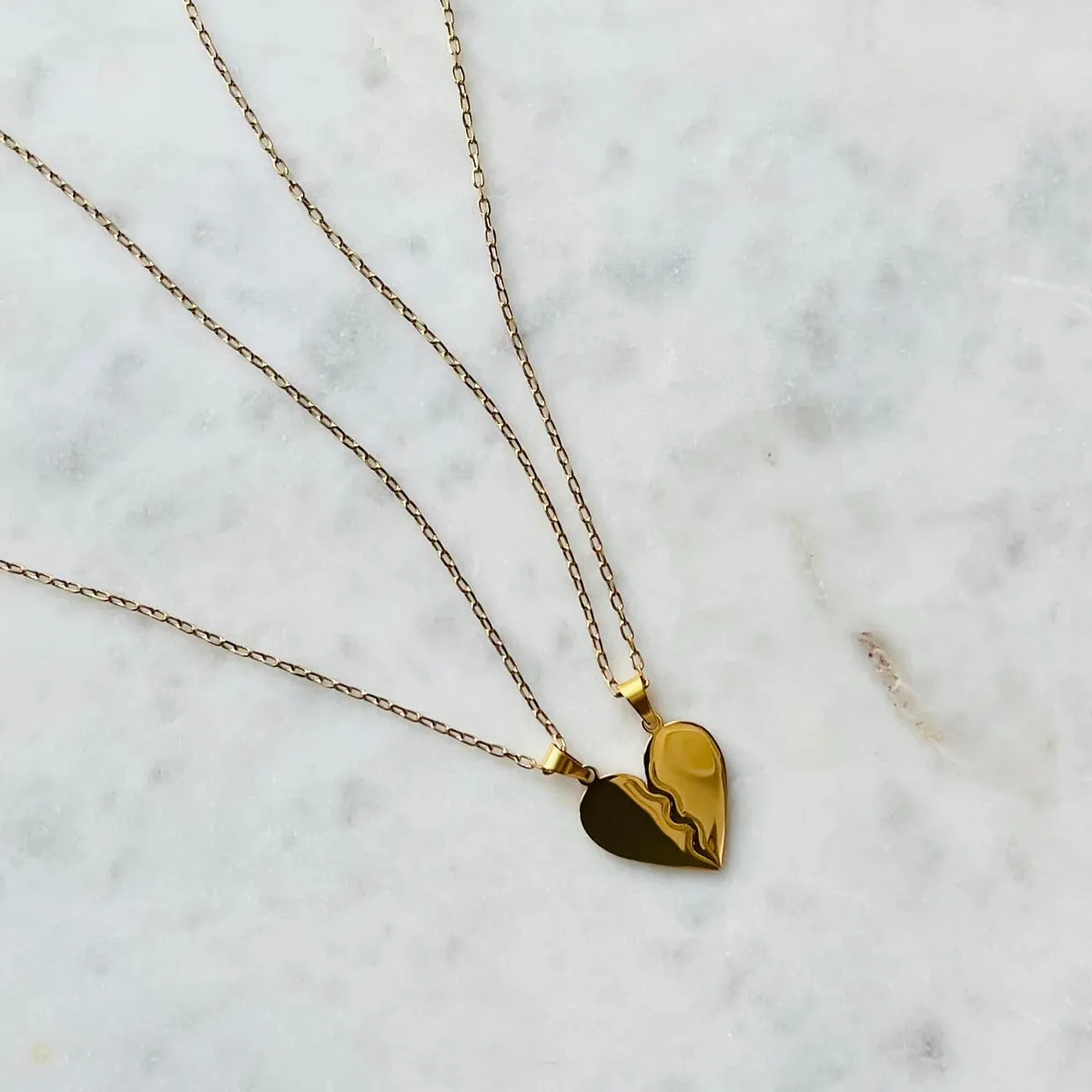 RAYA BFF Heart Necklace - Gold