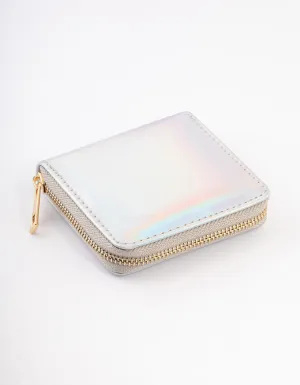 Silver Metallic Purse