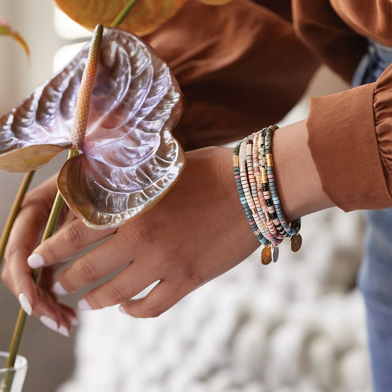 Stone Intention Charm Bracelets