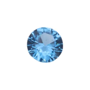 Swiss Blue Topaz #107 (Lab Grown) - ROUND