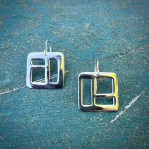 Windowpane Earrings