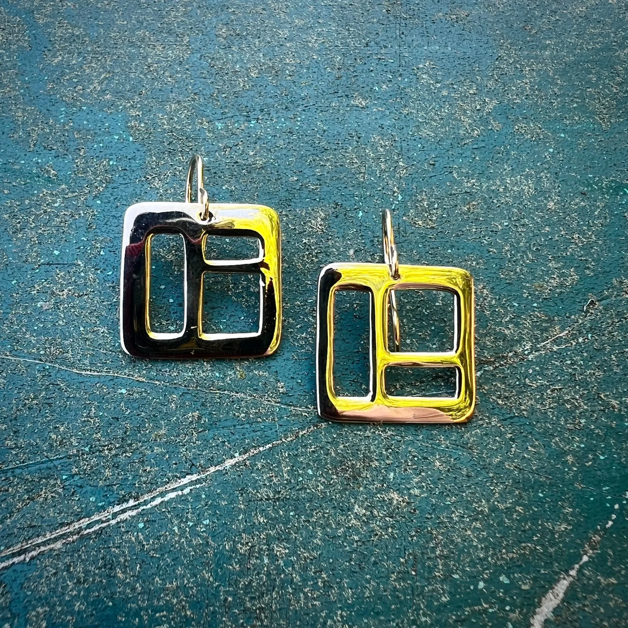 Windowpane Earrings